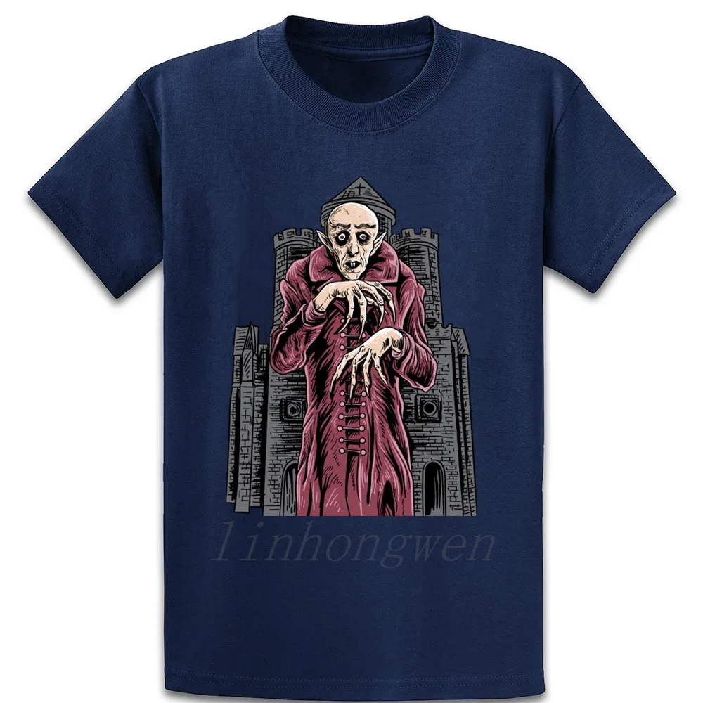 Nosferatu классическая черная футболка с принтом вампира популярная весенне осенняя