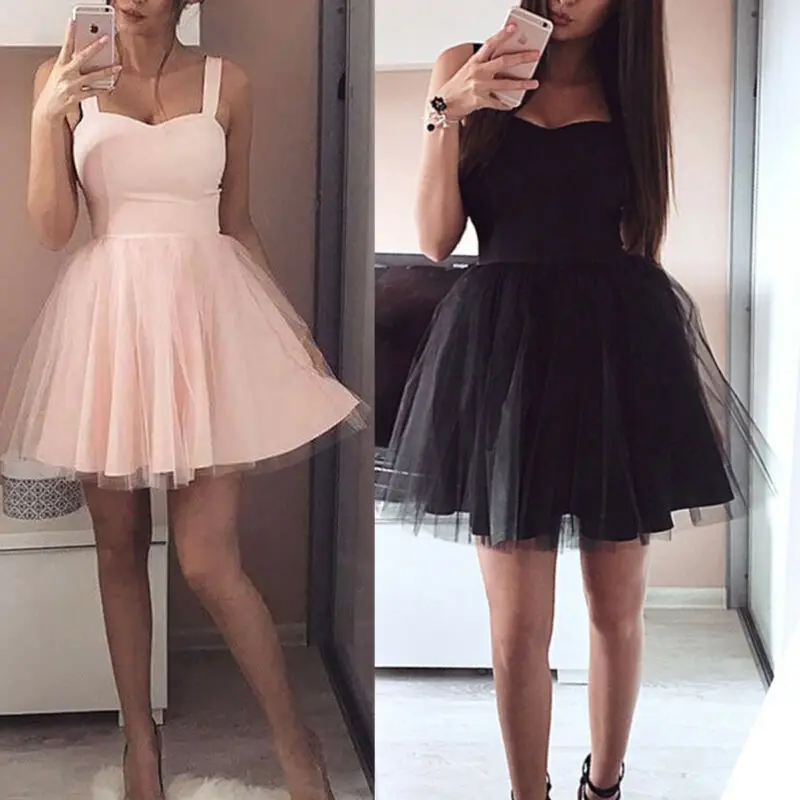 Женское официальное короткое Кружевное Тюлевое платье для выпускного вечера