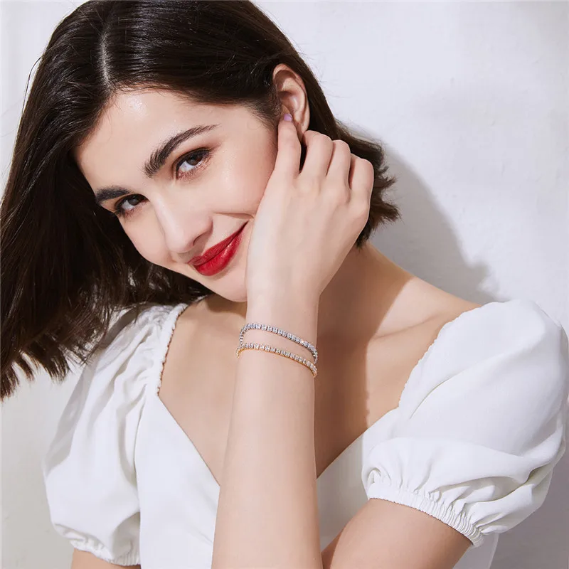 2020 трендовый твердый браслет из стерлингового серебра 925 пробы 3 мм с