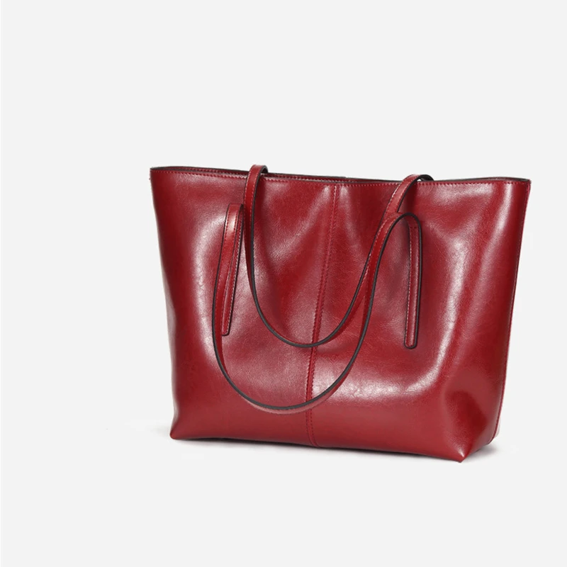 VM FASHION KISS Женская Классическая Сумка-тоут из натуральной кожи большая сумка