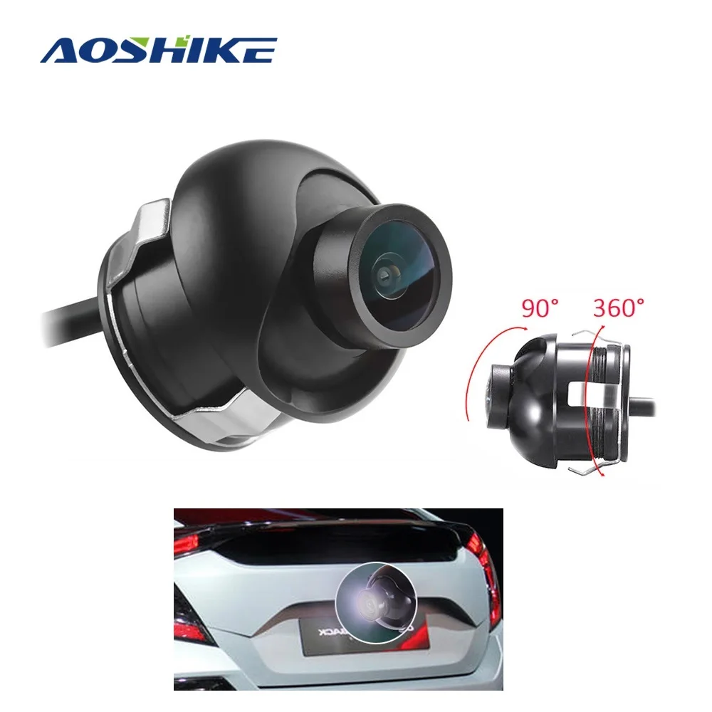 AOSHIKE 360 градусов Автомобильная камера заднего вида ночное видение зеркало