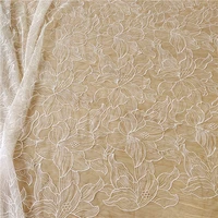 off white 1 yard mesh fabric lotus diy accessories wedding dress sewing fabric
