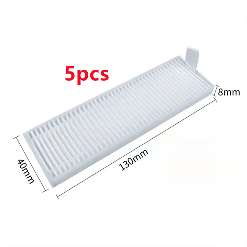 

5 шт./партия, детали для робота-пылесоса, 130 х40х8 мм