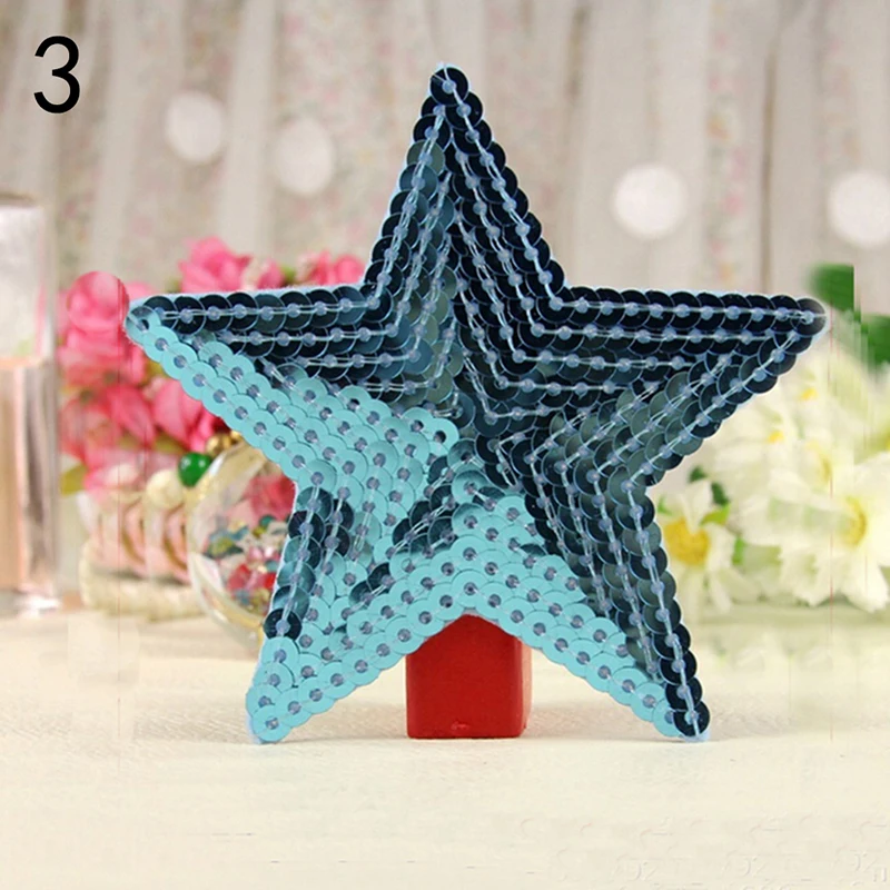 1 шт. нашивки с сердечками звездами и блестками для одежды вышитые железные