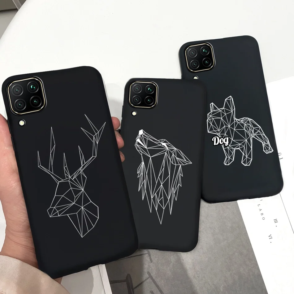 Модный чехол для телефона Huawei P40 Lite чехлы E мягкий P 40 мультяшный | Мобильные