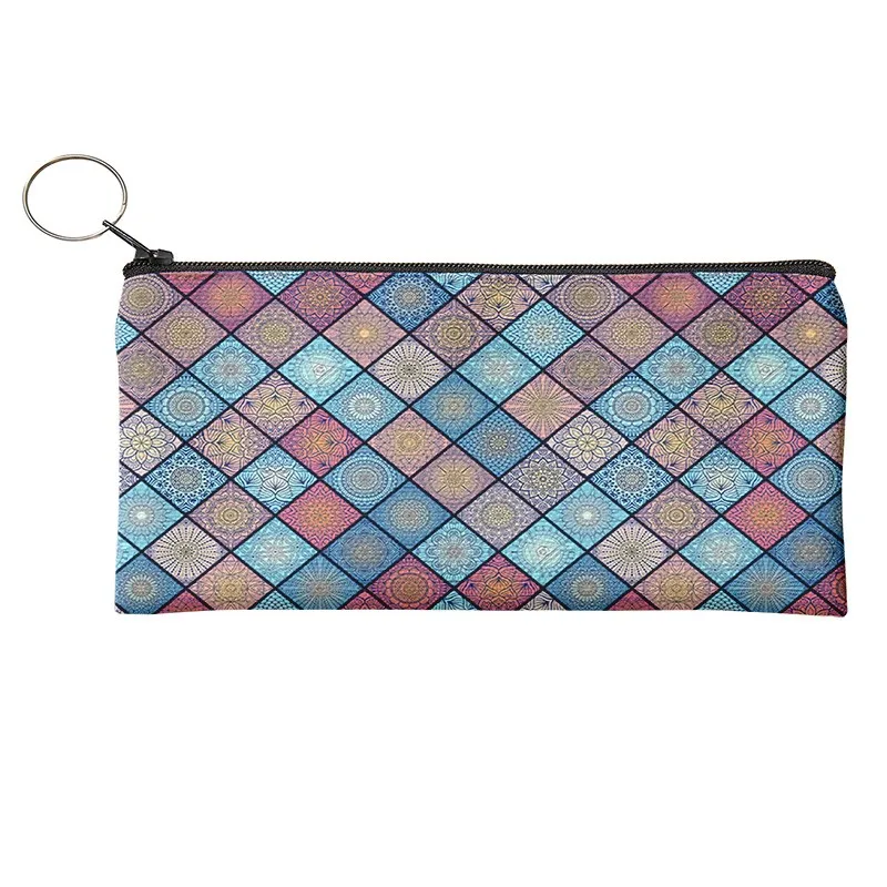 Новый Модный Цветной Кошелек для монет в шахматную клетку мужчин и женщин