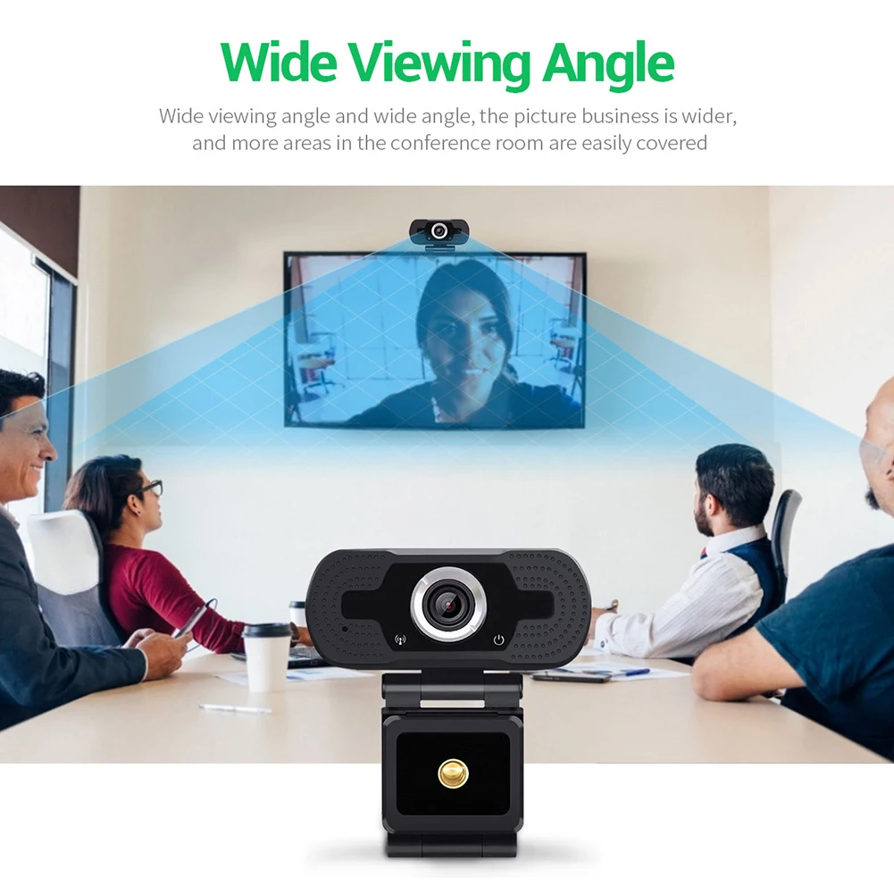 

1080P HD Webcam with Built-in Microphone USB Plug and Play Web Camera Video USB Camera for PC Computer Laptop Desktop Dropship