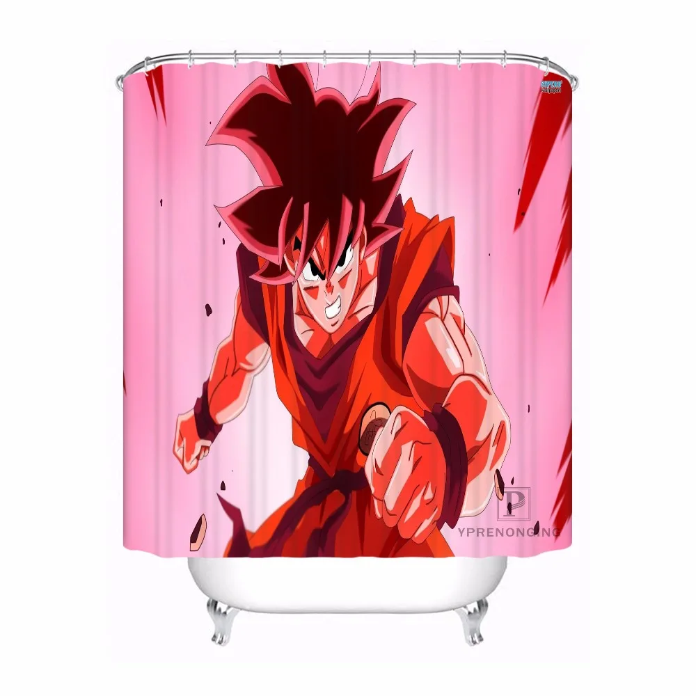 Изготовленная на заказ водостойкая занавеска Dragon Ball Z Goku и Gohan Anime @ 01 с принтом для