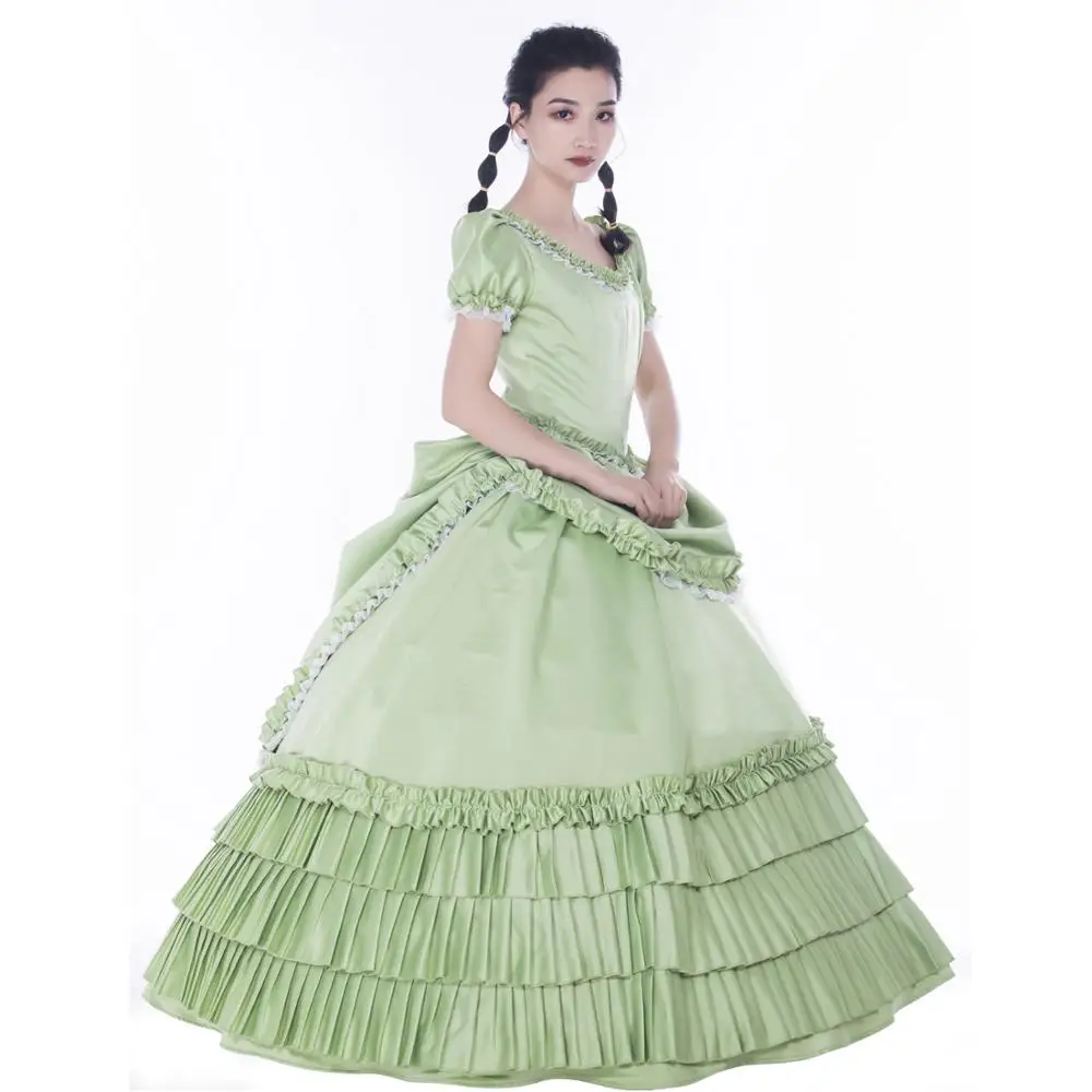 New Victorian Southern Belle Wild West Period Fairytale Princess Dress Reenactment Gown | Тематическая одежда и униформа