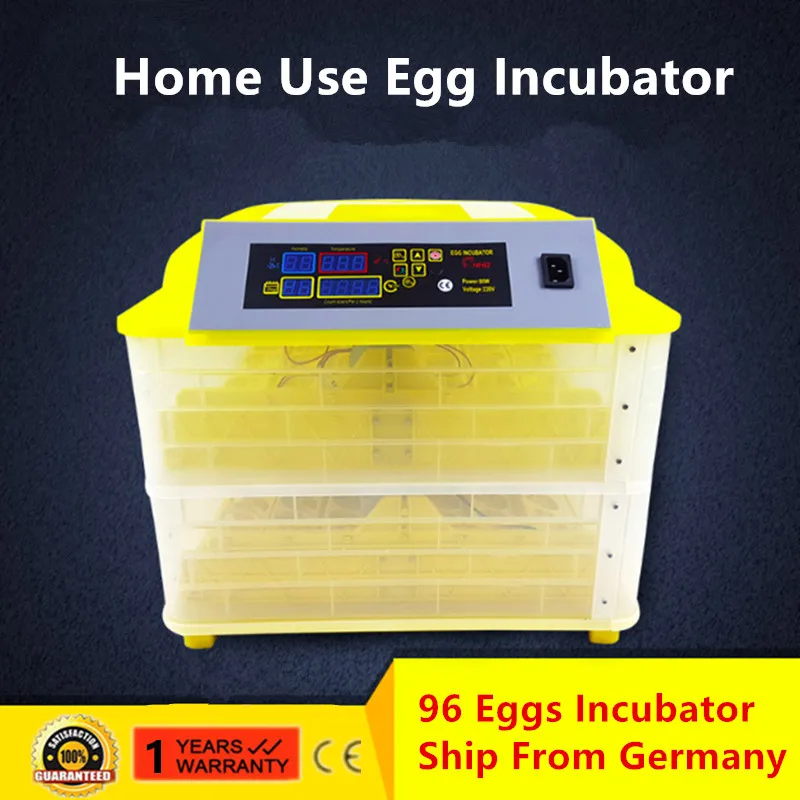Инкубатор цифровой на 96 яиц автоматический поворотный инкубатор с контролем