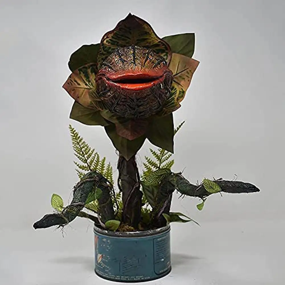

Piranha Flower Replica Movie Prop Yard Resin Ornaments Little Shop Of Horrors Halloween Decoration Jardineria Decoracion
