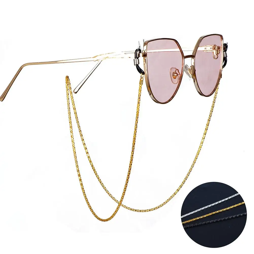 

10Pcs Adjustable Anti Loss Eyeglasses Copper Chain Sunglasses Holder Lanyard