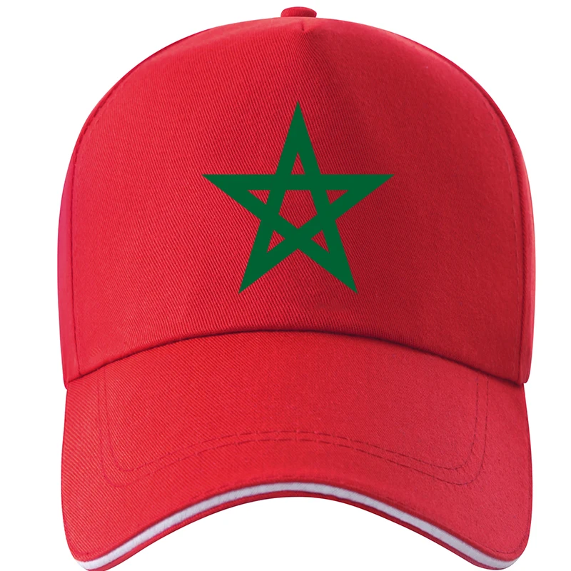 

MOROCCO Baseball cap free custom made name number mar Sun hat nation flag ma kingdom arabic arab country text print photo CAP