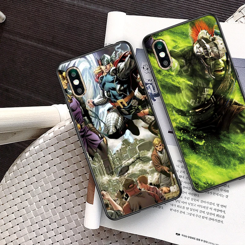 Локи Тор Мягкий ТПУ чехол для Apple IPhone X XR XS MAX 5 5S 5C SE 6 S 7 8 Plus ipod touch силиконовый