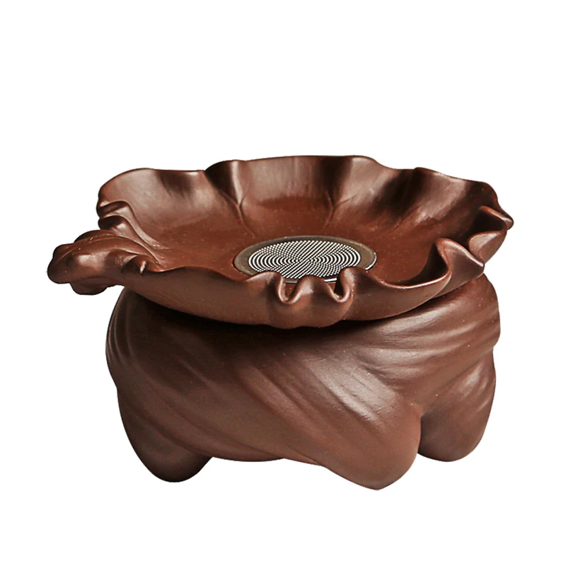 Ситечко для заваривания чая из натуральной фиолетовой глины фильтр фильтры кофе