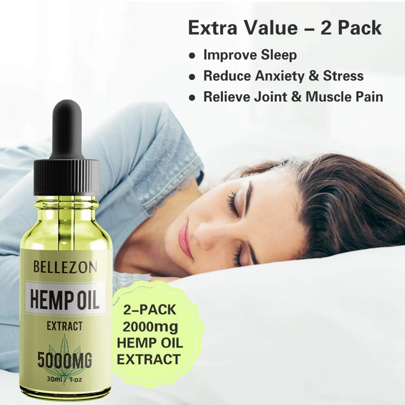 Конопляное масло семян конопли 30 мл натуральное для сна антистрессовый экстракт