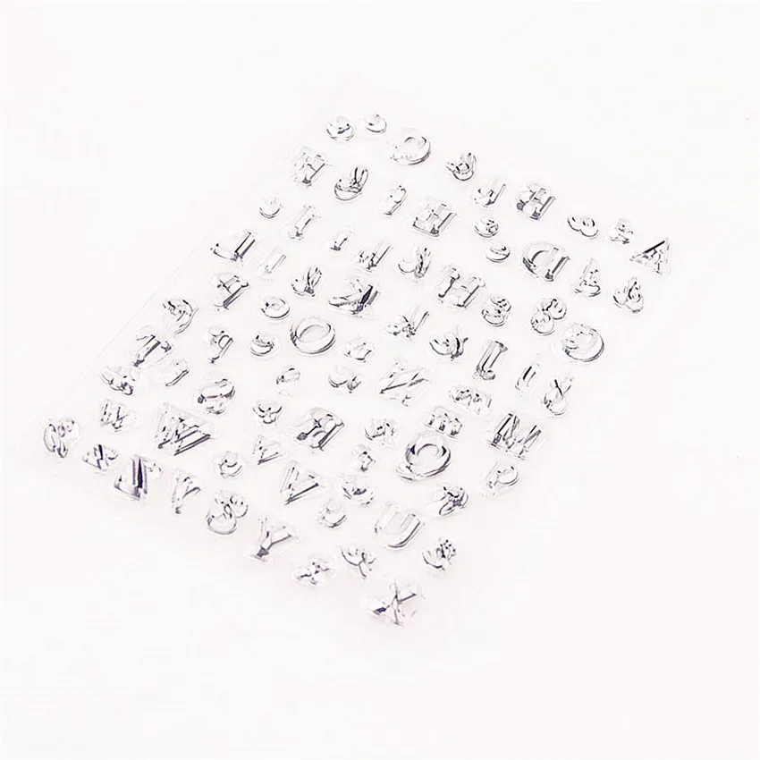 10 5x15 5 см популярные прозрачные штампы с буквами/Силиконовые пломбы роликовый