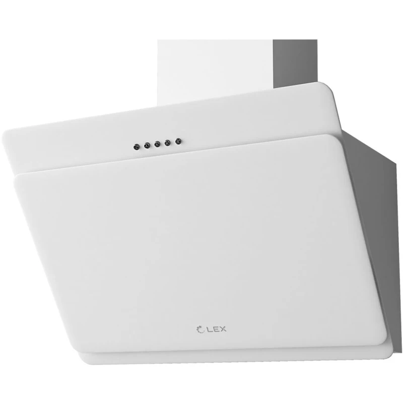 Вытяжка каминная Lex Luka 600 белый управление: кнопочное (1 мотор) | Бытовая техника