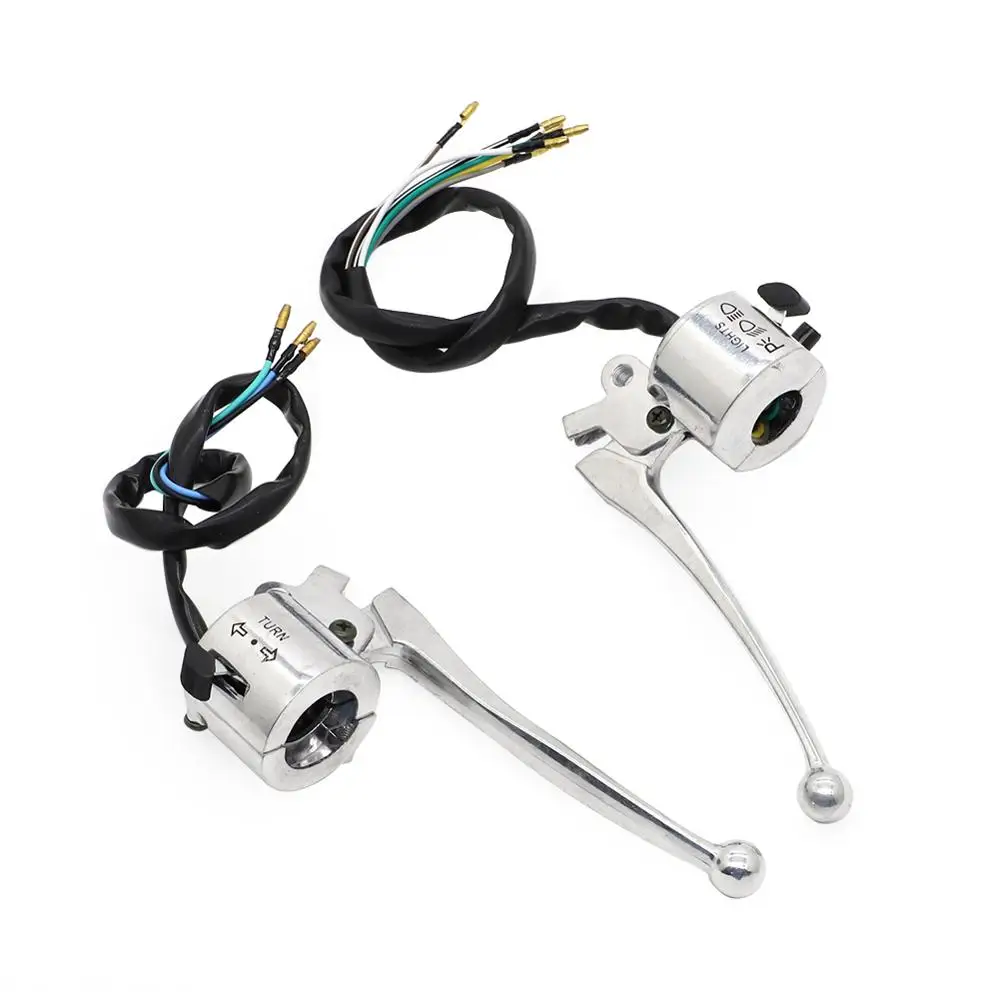 

For Suzuki A100 A50 AC50 A80 K90 GT100 T125 RV90 Motorcycle Accessories Handle Switch Brake Clutch Lever set