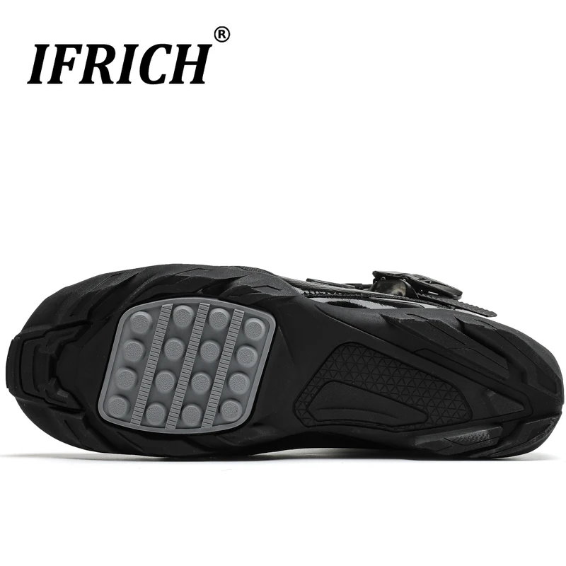 Велосипедные ботинки из натуральной кожи для мужчин и женщин высокие спортивные