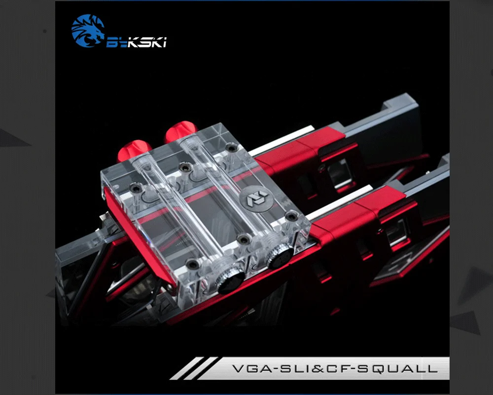 Bykski VGA-SLI& CF-SQUALL, SLI/CF мосты водоблок, для видеокарты Cross Fire, L4-2way/L4-3way/L6-2way/L8-2way/L4-4way