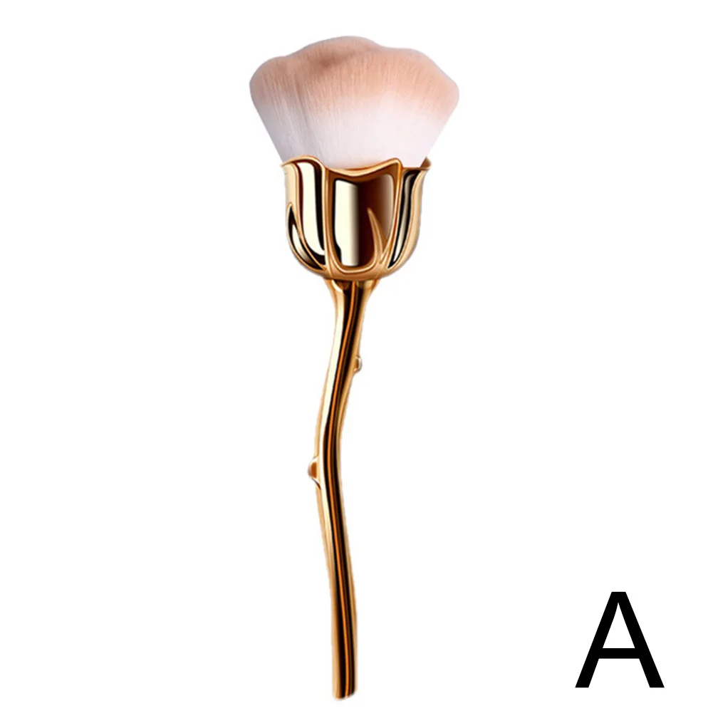 Кисть для макияжа с розами кисти рассыпчатые пудры контурная Косметическая