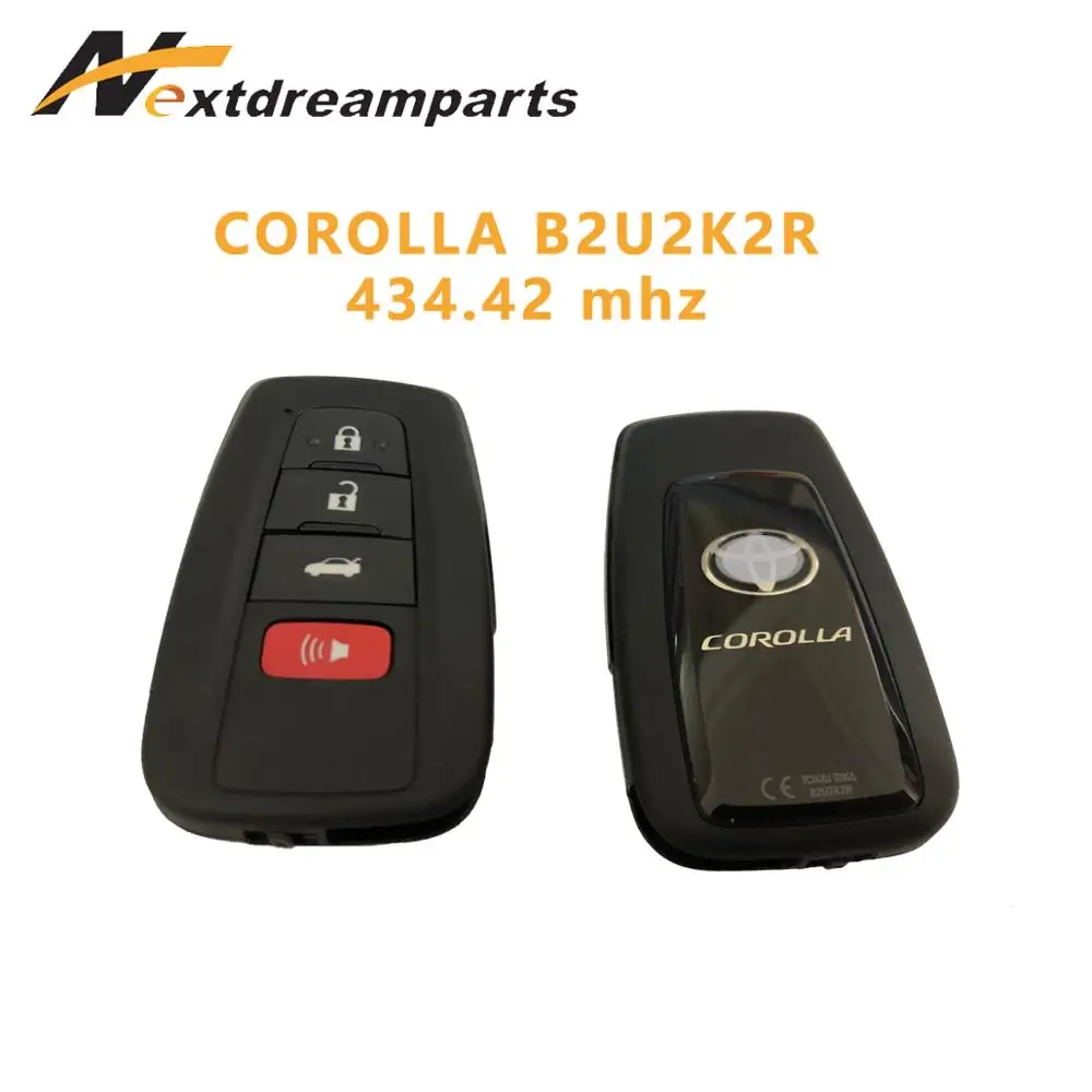 Оригинальный Автомобильный смарт-ключ с 4 кнопками для чипа Corolla/ALTIS 434 42 МГц 4A |