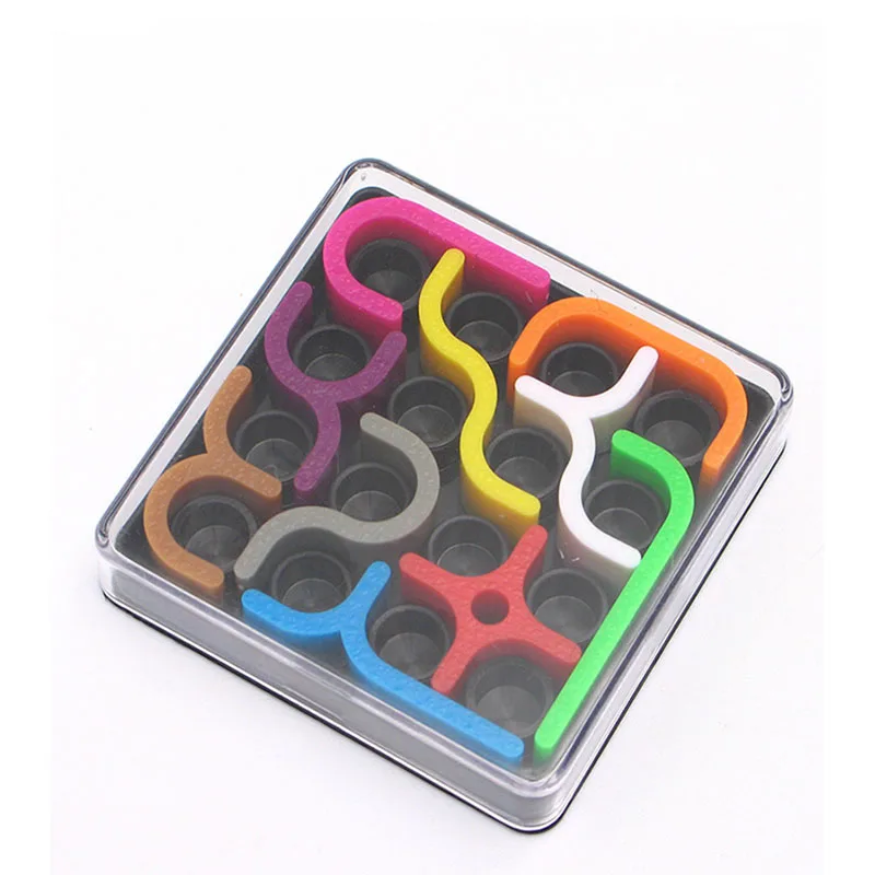 Креативная 3D головоломка интеллекта Crazy Curve Sudoku Геометрическая линия матрица