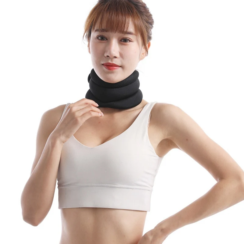 

Low Head People Breathable And Warm Neck Belt Office Neck Cervical Neck Brace Neck Fixed Support Body Protectors Outdoor Sport
