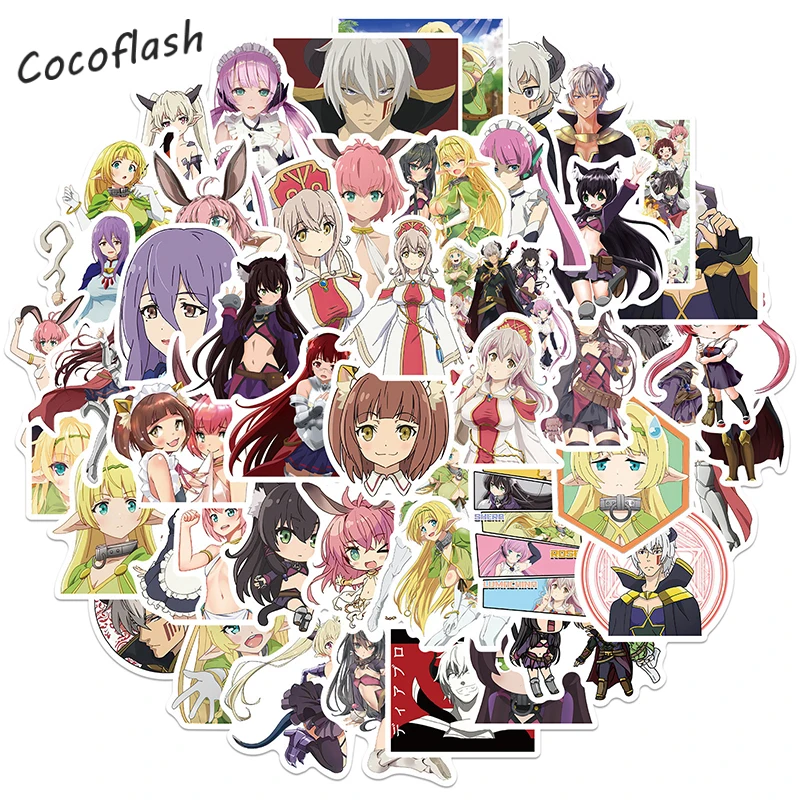 10/50Pcs/pack Cartoon Anime HOW NOT TO SUMMON A DEMON LORD Stickers For Diy Helmet Luggage Guitar Skateboard Case Laptop Decal