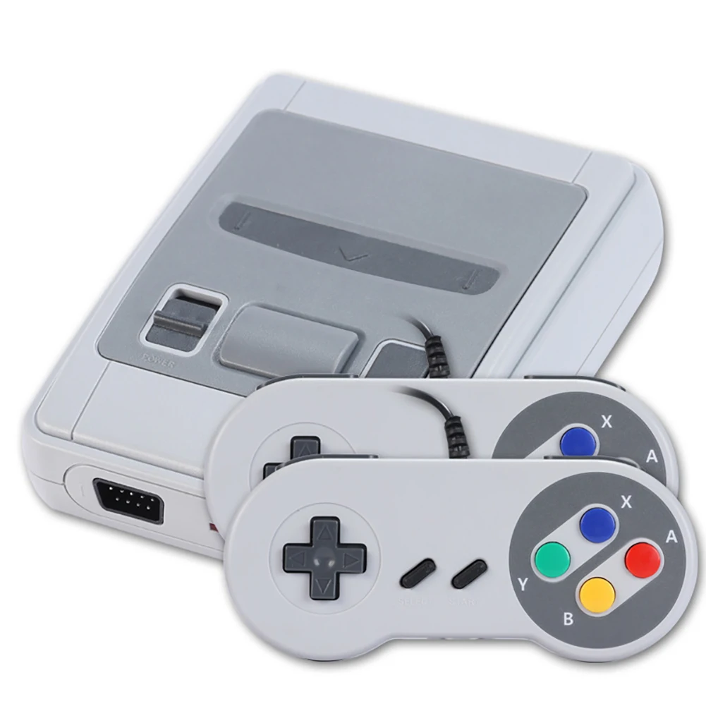 Mini HD TV Video Game Console Handheld Retro Family Built-In 620 Classic for SNES games Dual gamepad PAL&ampNTSC | Электроника