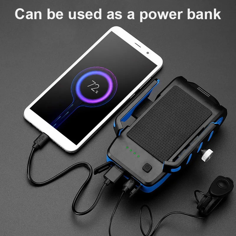 4 in 1 bicycle light front 2t6 led bike light usb rechargeable 4000mah power banks speaker phone holder mtb flashlight lantern free global shipping