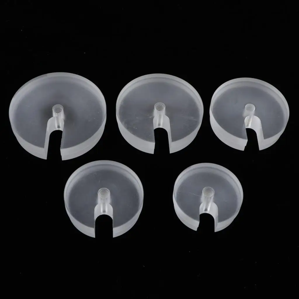 

5Pcs Watch Back Case Press Crystal Plastic Closer Fitting Repair Tool Dies with Box