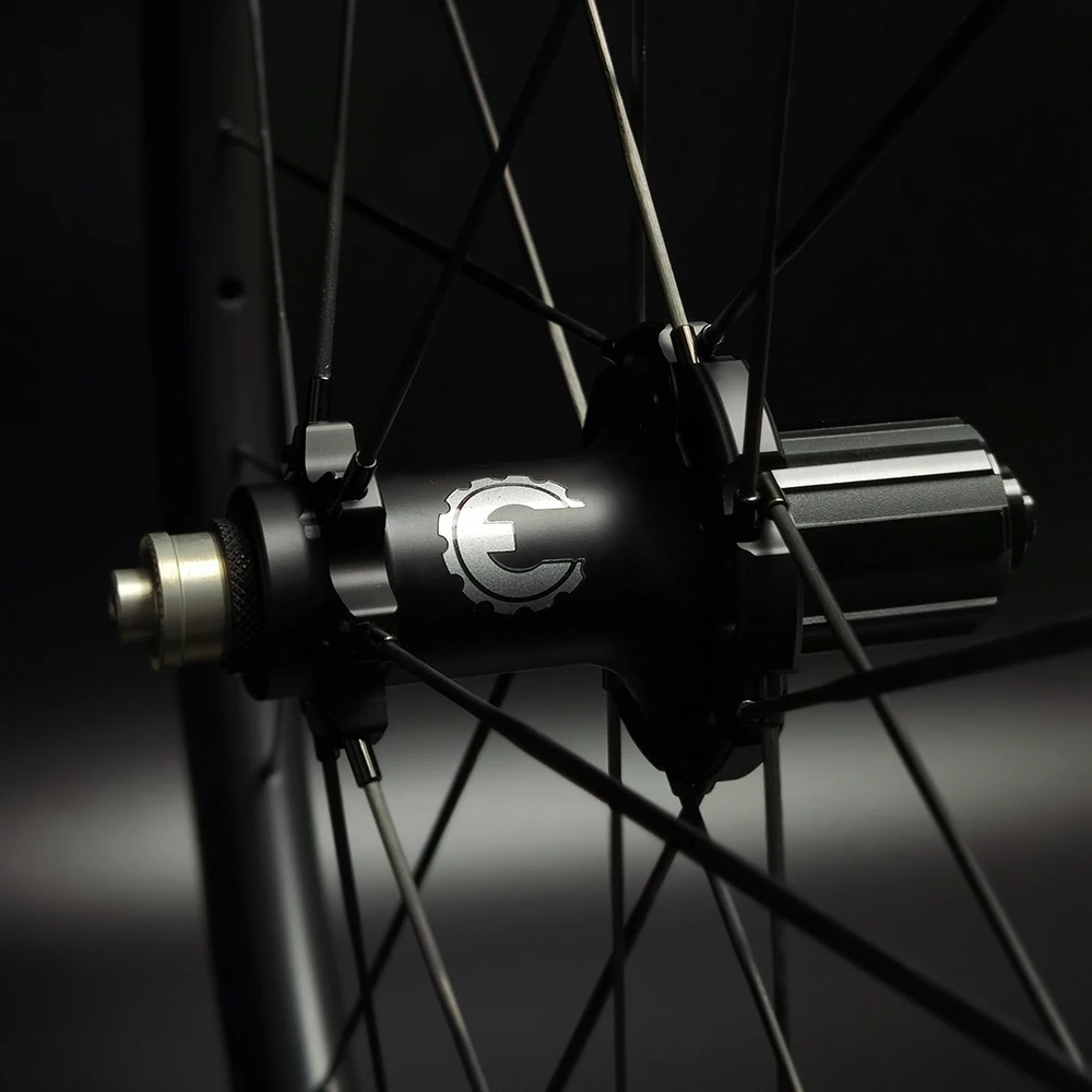 Колеса ELITEWHEELS 700c PE дорожные карбоновые спицевые колеса 40 45 50 бескамерные