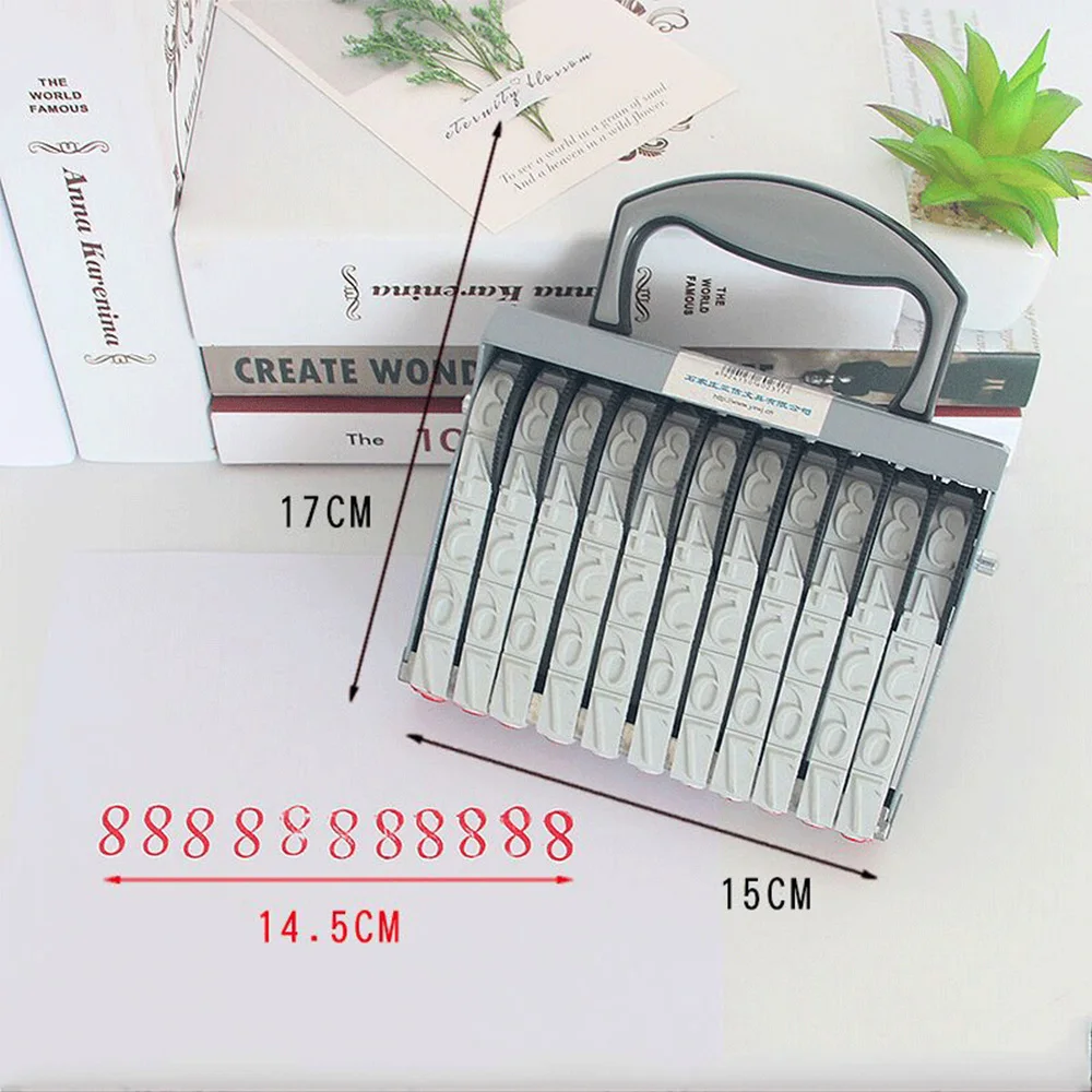 Цифровой печатный ролик с цифрами печать даты регулируемый штамп для