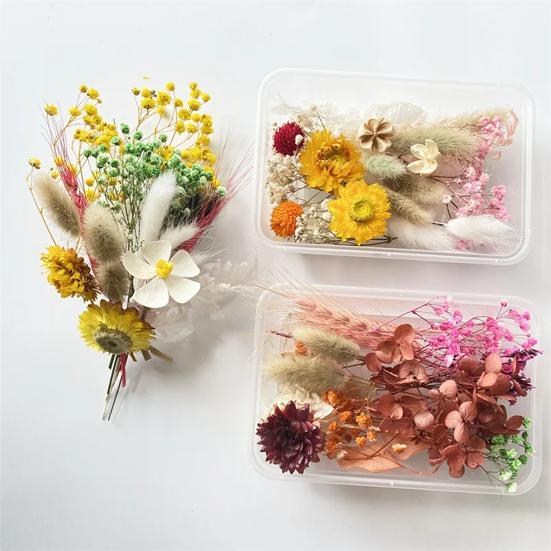 

1Box Natural Dried Flower Plants For Aromatherapy Candle Epoxy Resin Pendant Necklace Jewelry Making Craft DIY Accessories