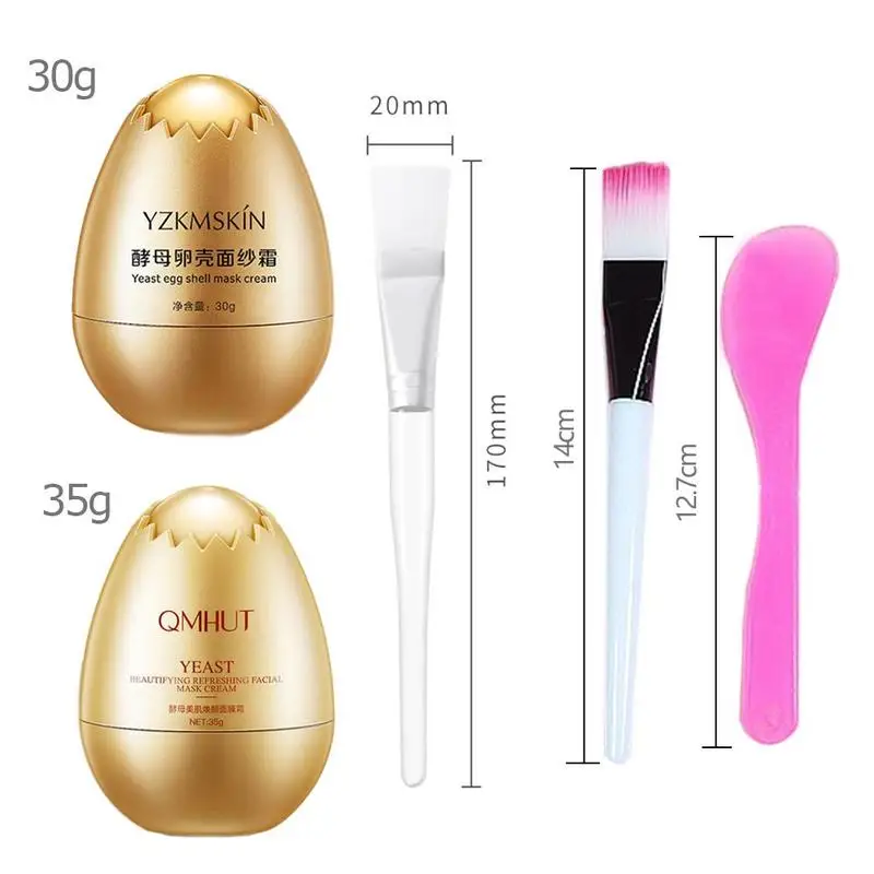 Косметическая восстанавливающая и увлажняющая маска для лица в форме яйца 30/35