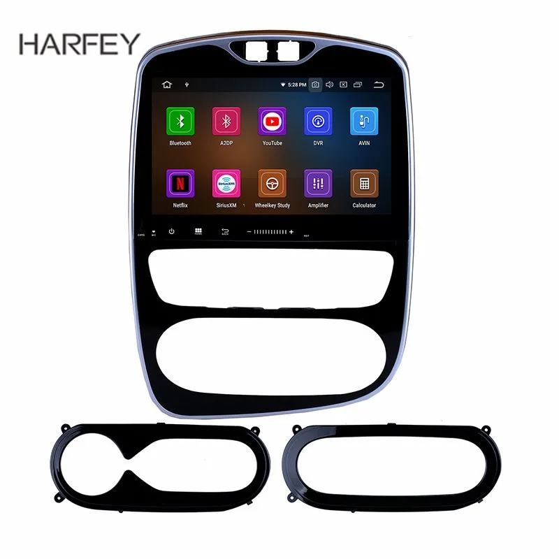 Автомагнитола Harfey с GPS 10 1 дюйма HD Android 9 0 для Renault Clio Digital/Analog (AT) 2016-2018 FM RDS Wi-Fi bluetooth |