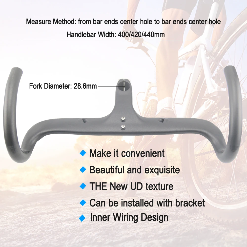 Руль из RXL SL углеродный материал волокна для дорожного велосипеда руль