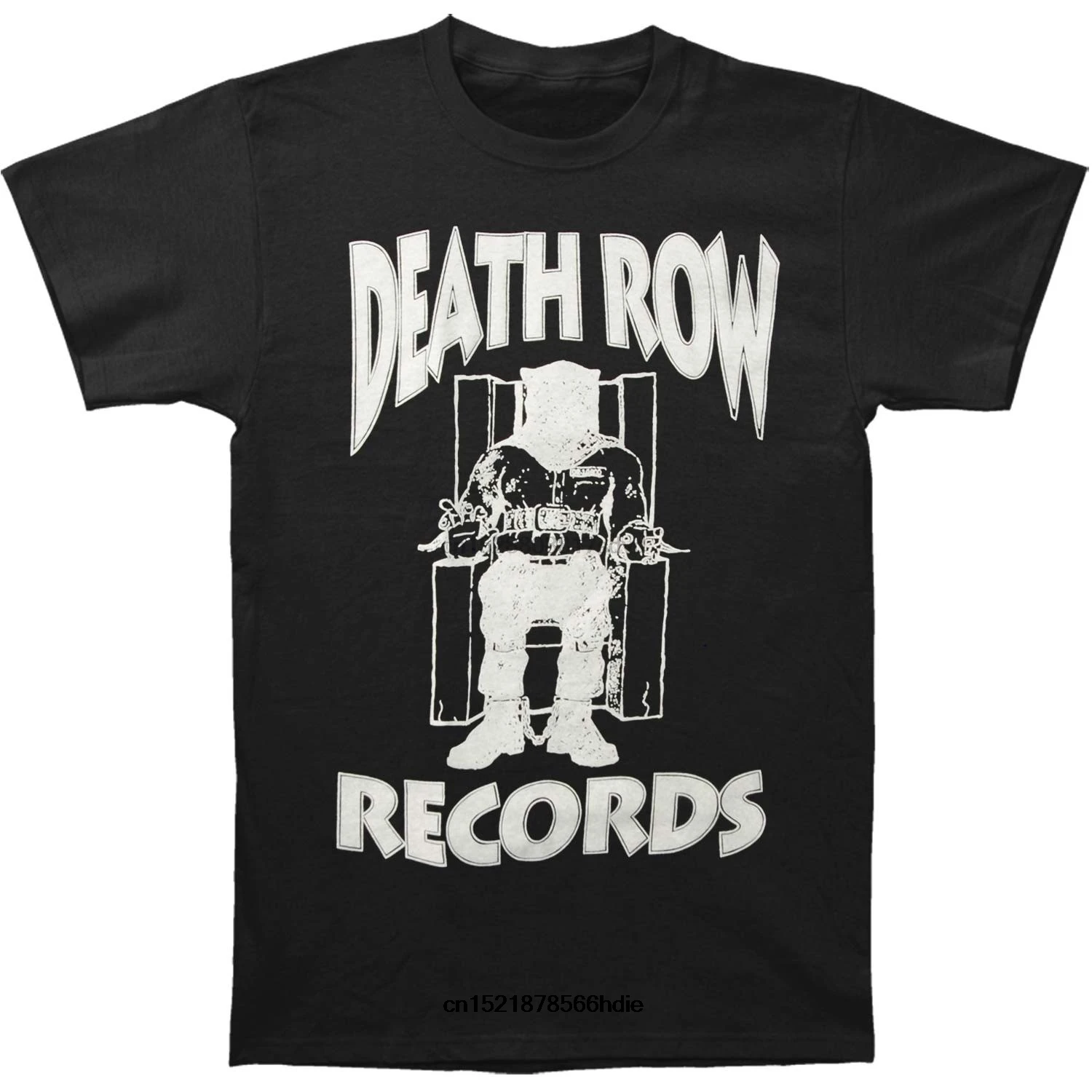 2019 забавная Мужская футболка новинка с надписью Death Row белая логотипом|Мужские
