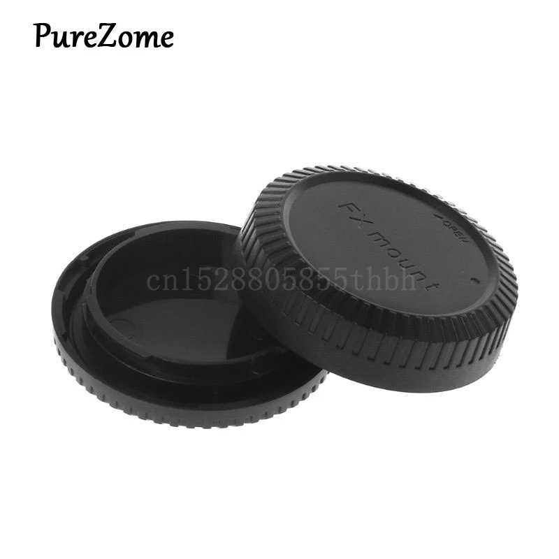 Крышка для задней крышки объектива камеры защита от пыли пластик черный Fuji Fujifilm FX