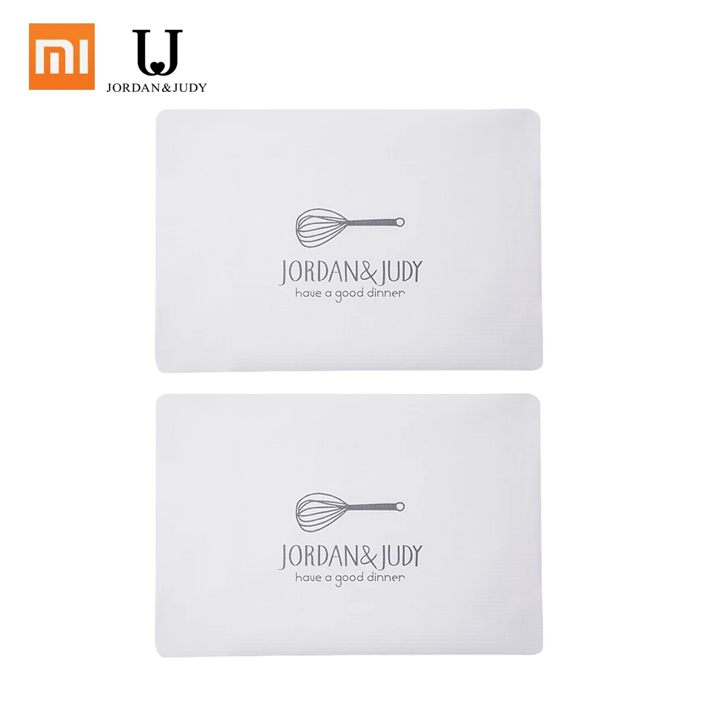 Xiaomi Jordan Judy пищевая защитная накладка для стола Водонепроницаемая Нескользящая ПП высокотемпературная теплоизоляция Складная Моющаяся - Цвет: Белый