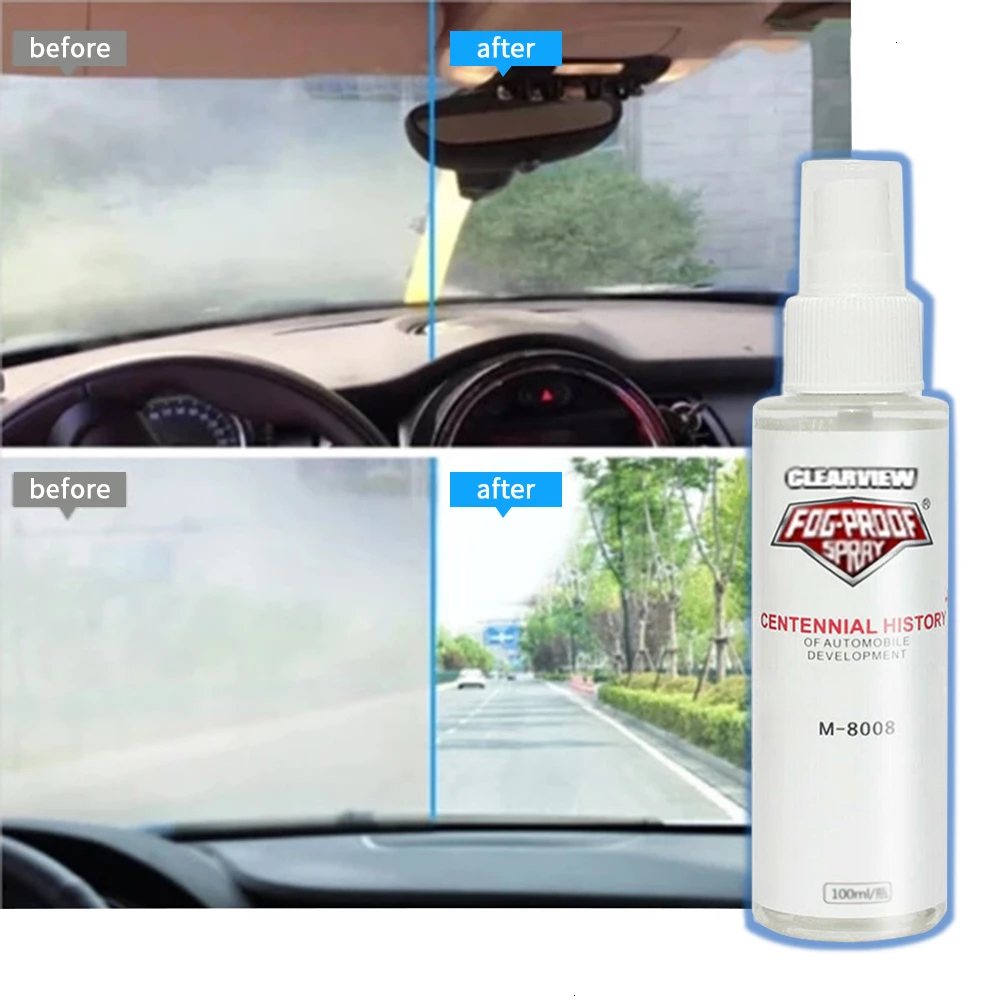 100 мл Авто стекло Очистка анти запотевание агент автомобиля окна очиститель