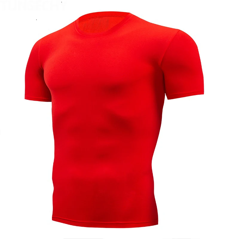 2019 Brand Clothing Men's T Shirt Men Fashion Tshirts Fitness For Male compression tight T-shirt S-4XL Free Shipping | Мужская