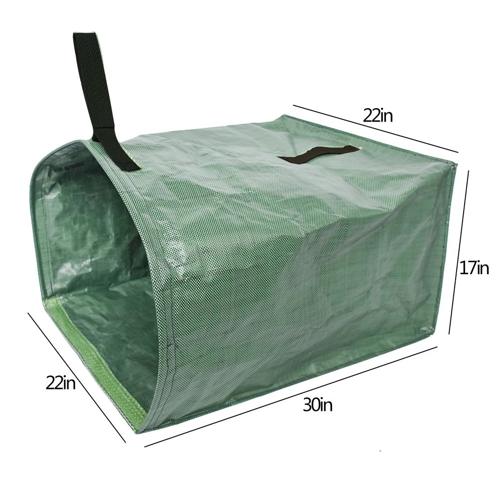 

53 Gallon Garden Deciduous Bag Yard Dustpan-Type Collecting Leaves Handrail Yard Waste Garden Leaves Debris Garbage Bag
