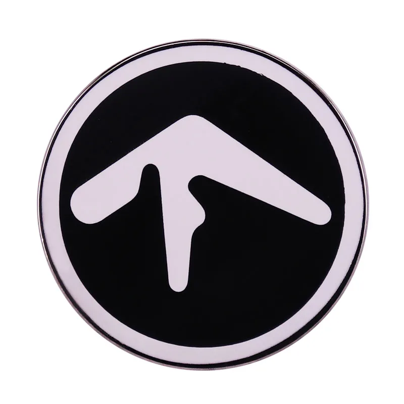 Фото Aphex Twin логотип эмалированная булавка Кнопка значок музыкант AFX Ричард Дэвид
