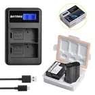 Аккумуляторы EN-EL15 EN EL15 EL15A, 2 шт. + зарядное устройство с двумя USB-портами и бокс для хранения аккумуляторов для Nikon D600, D610, D600E, D800, D800E, D810, D7000