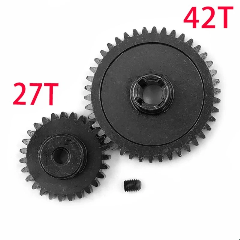 Металл Diff основной Шестерни 42T + мотор 27T для 1/18 WLtoys A959 B A969 A979 K929 RC автомобилей