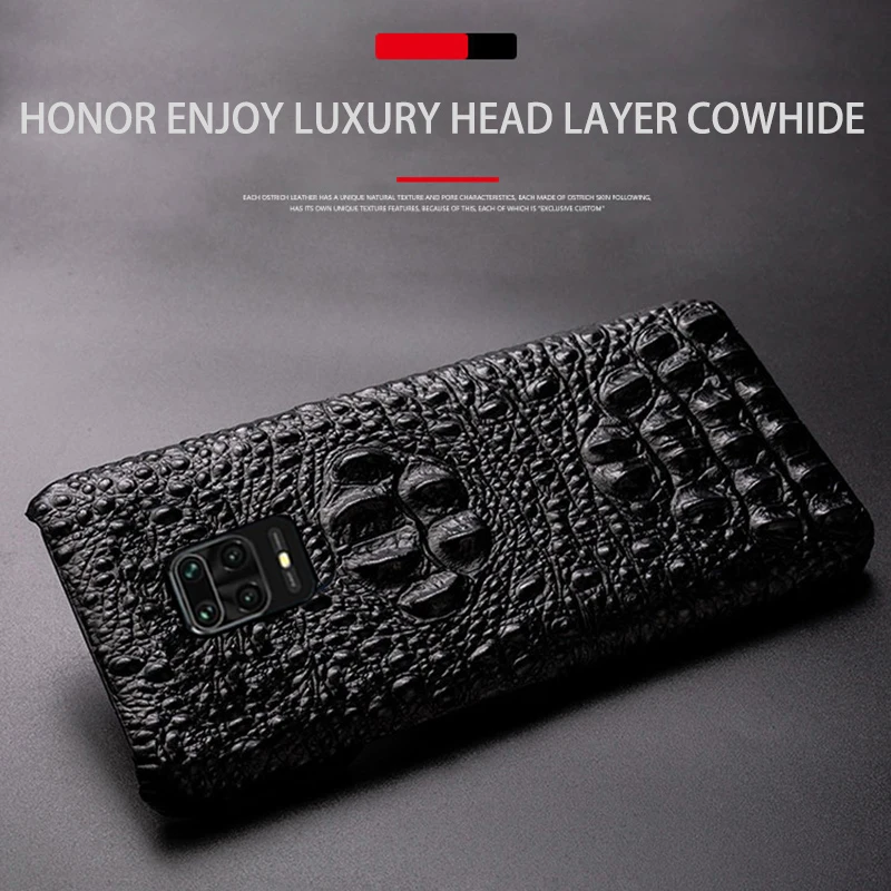 Высококлассный мужской чехол из натуральной кожи для телефона xiaomi Redmi note8 Pro