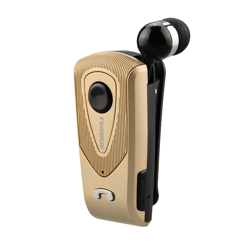 

Retractable Fineblue F930 Stereo Music Calls Remind Vibration Wear Clip Wireless Bluetooth 4.0 Headset Earphone